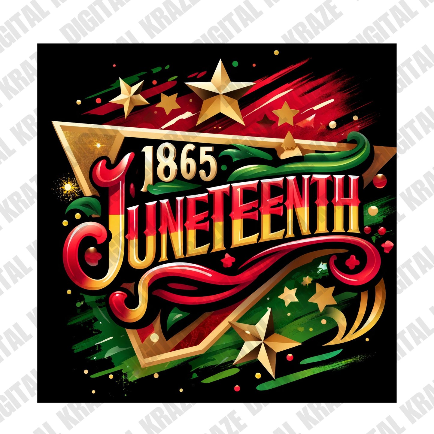 Juneteenth Fun PNG Bundle