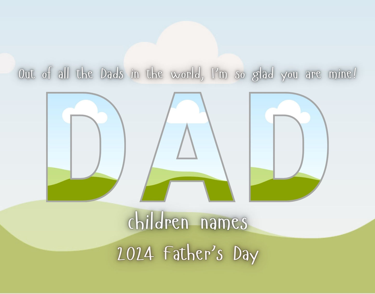 Free Editable Father’s Day Canva Template