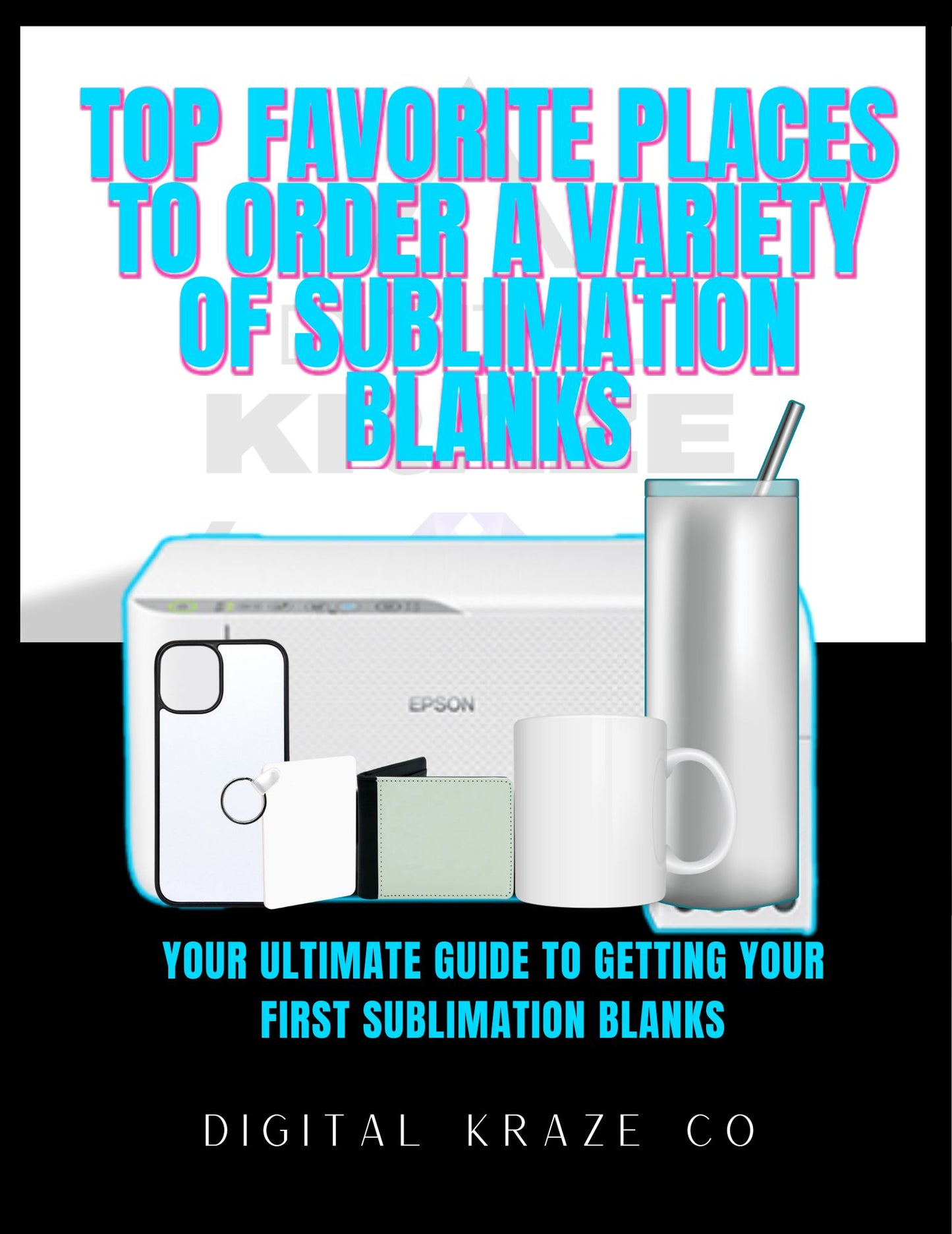 Sublimation Blanks List